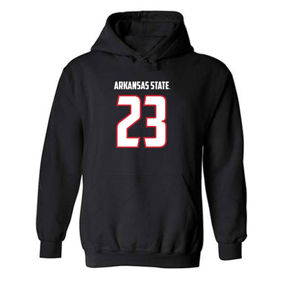 Arkansas State - NCAA Football : Caleb Donaldson - Hooded Sweatshirt-0