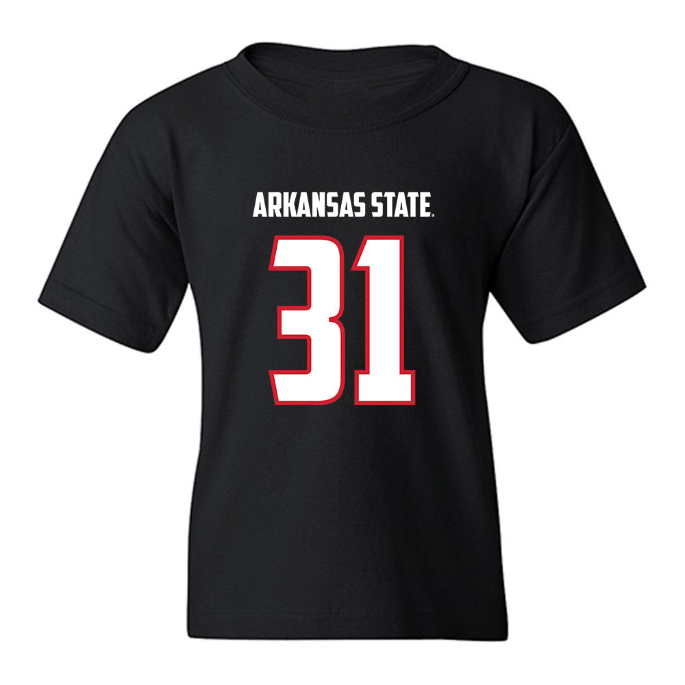 Arkansas State - NCAA Football : Xavier Ross - Youth T-Shirt-0