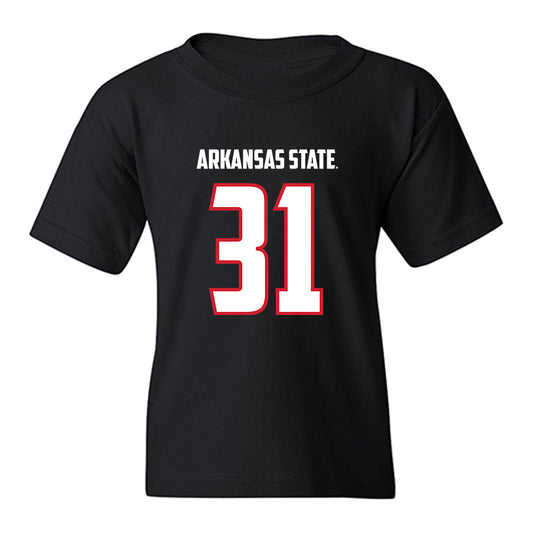 Arkansas State - NCAA Football : Xavier Ross - Youth T-Shirt-0