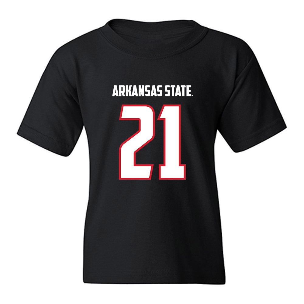 Arkansas State - NCAA Football : Malik McConico - Youth T-Shirt-0