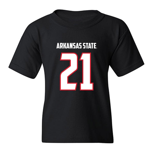 Arkansas State - NCAA Football : Malik McConico - Youth T-Shirt-0