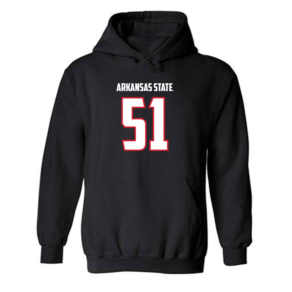 Arkansas State - NCAA Football : Cade Channell - Hooded Sweatshirt-0