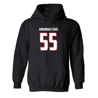 Arkansas State - NCAA Football : Aleric Watson - Hooded Sweatshirt-0