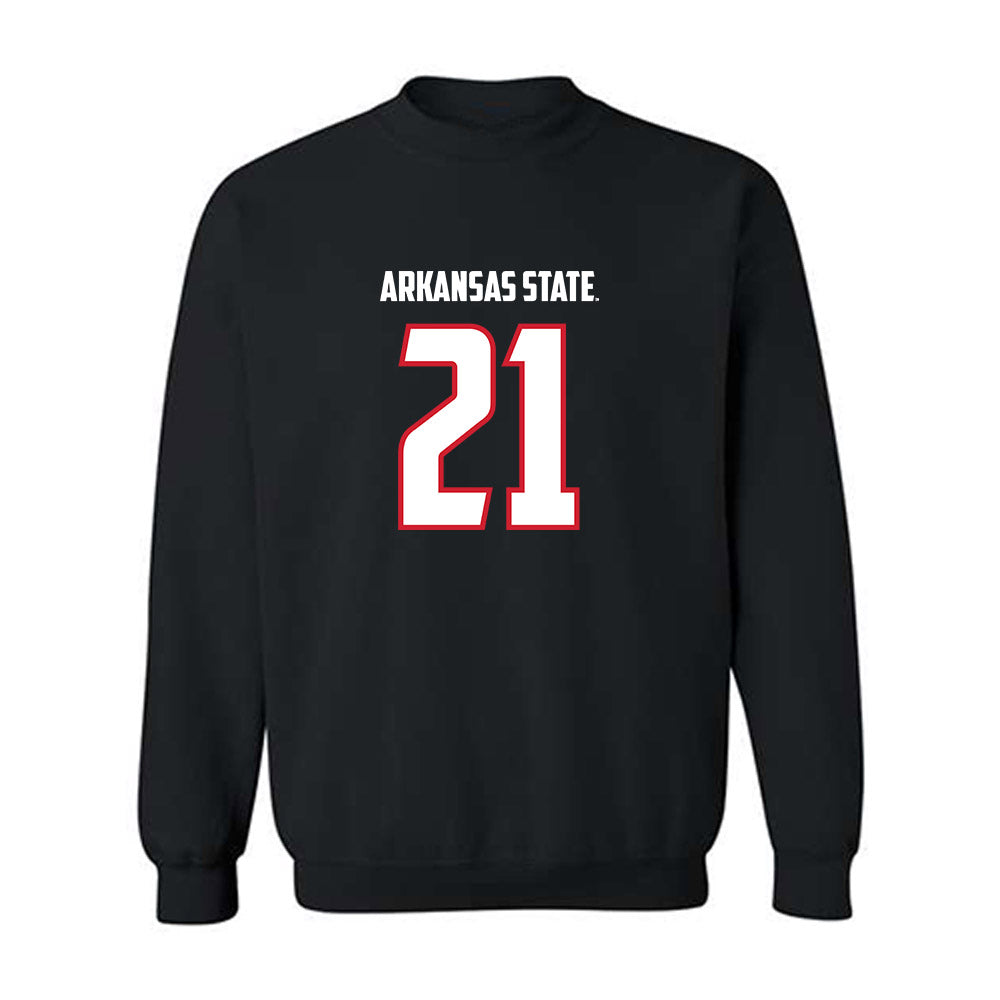 Arkansas State - NCAA Football : Malik McConico - Crewneck Sweatshirt-0