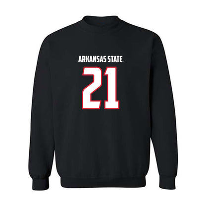 Arkansas State - NCAA Football : Malik McConico - Crewneck Sweatshirt-0