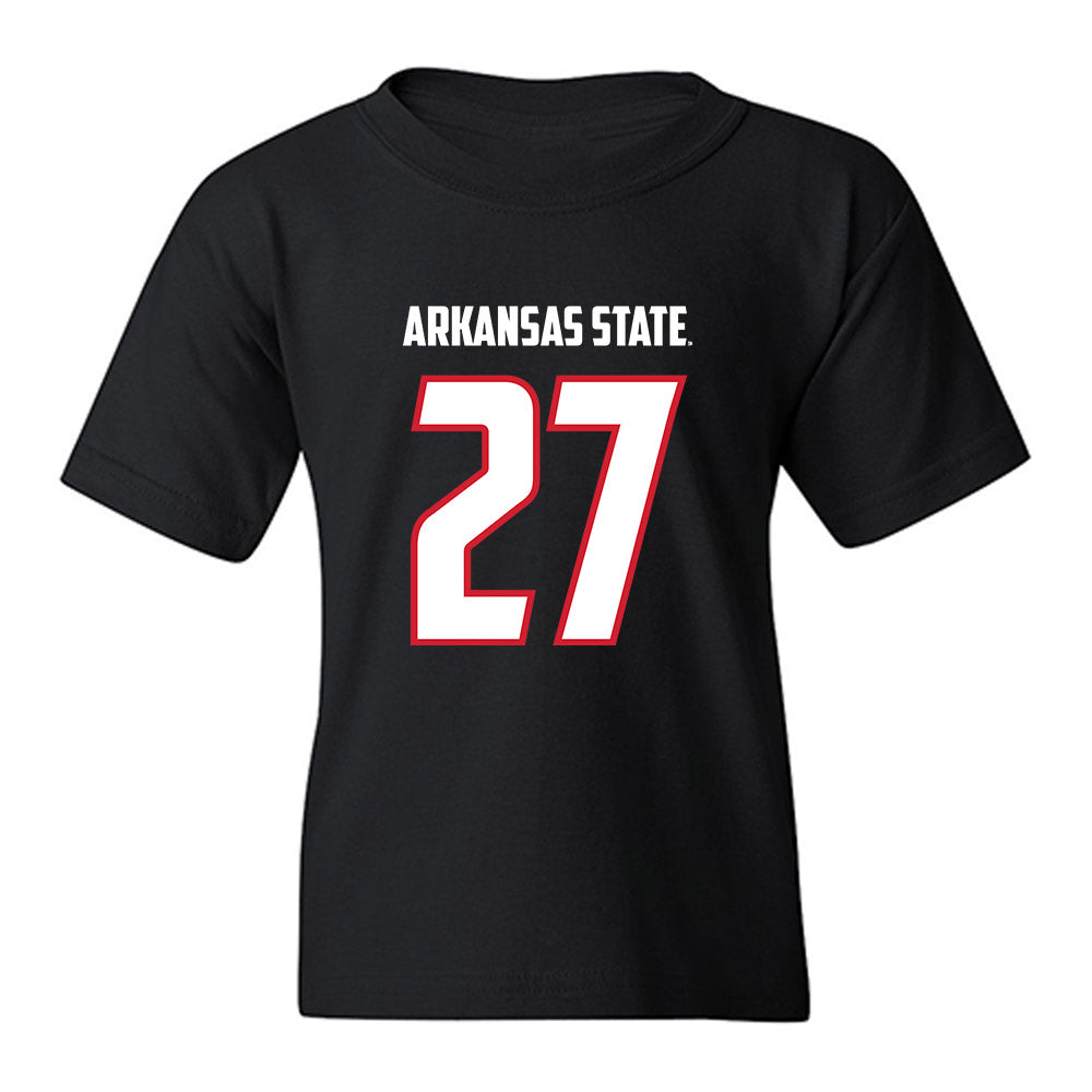 Arkansas State - NCAA Football : Noland Asberry - Youth T-Shirt-0