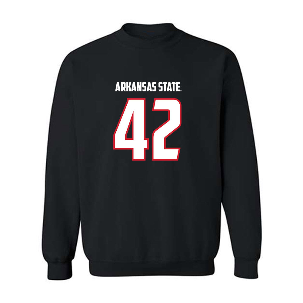 Arkansas State - NCAA Football : Kyle Nill - Crewneck Sweatshirt-0