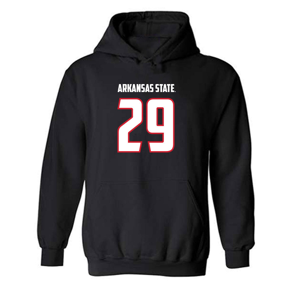 Arkansas State - NCAA Football : Luke Wisham - Hooded Sweatshirt-0