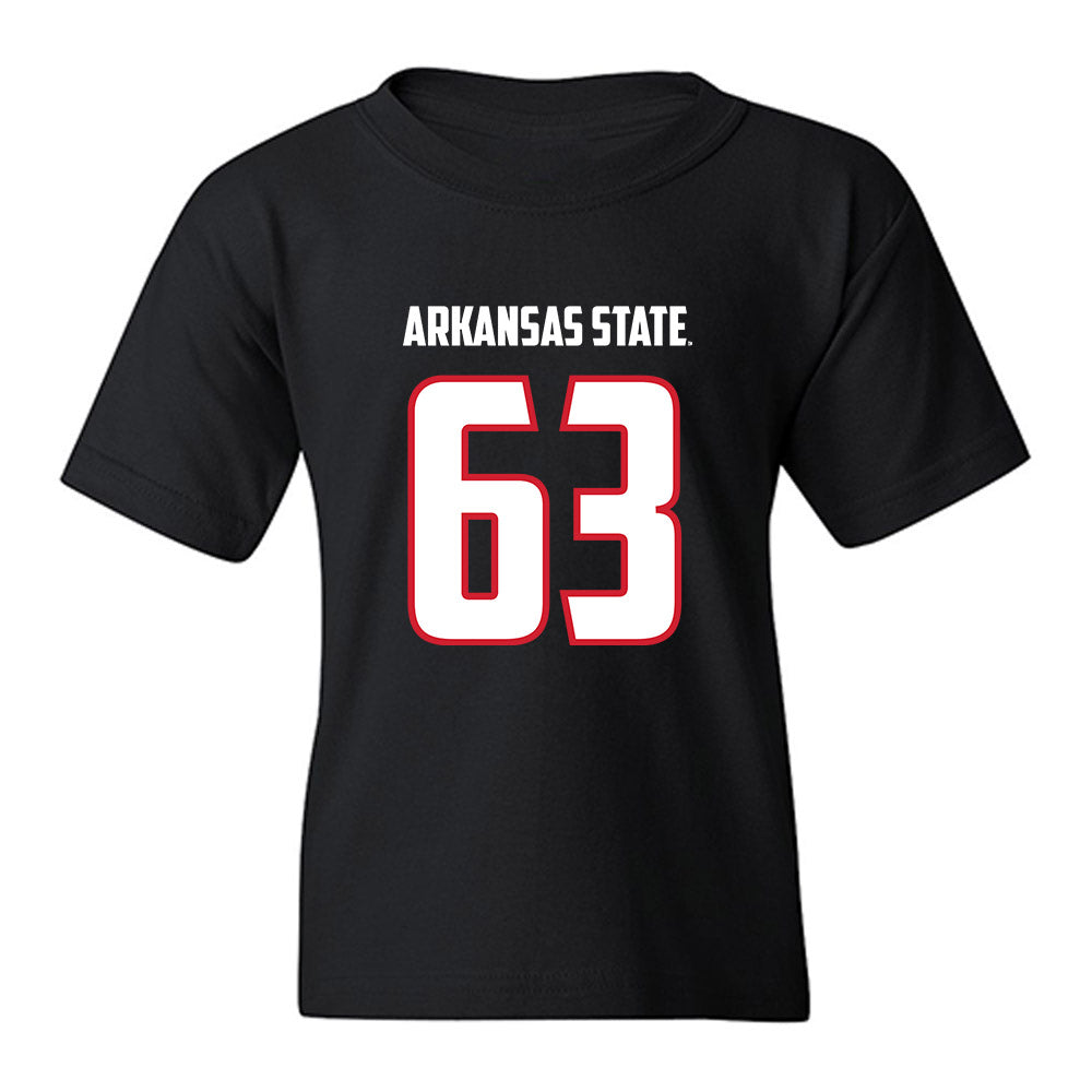 Arkansas State - NCAA Football : Aiden Kehm - Youth T-Shirt-0