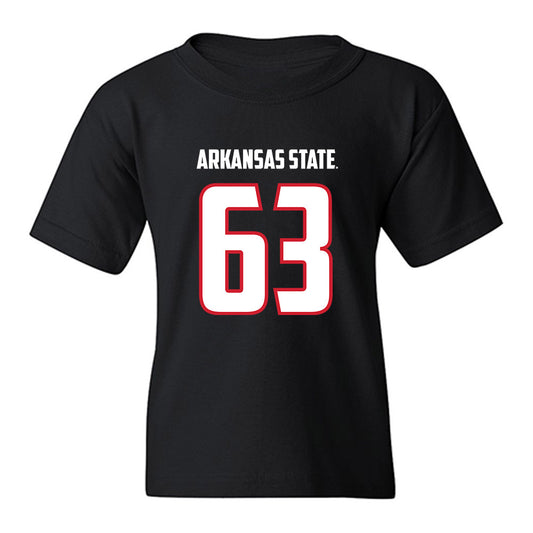 Arkansas State - NCAA Football : Aiden Kehm - Youth T-Shirt-0