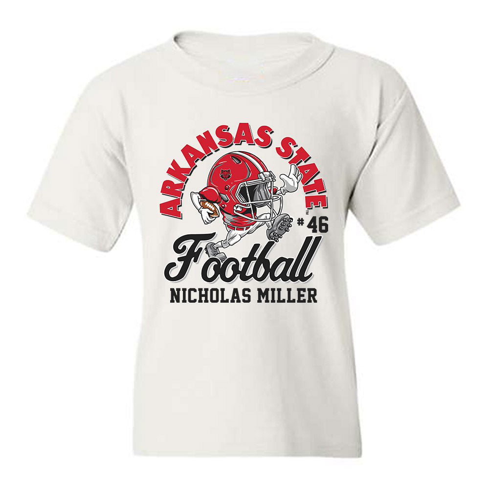 Arkansas State - NCAA Football : Nicholas Miller - Youth T-Shirt-0