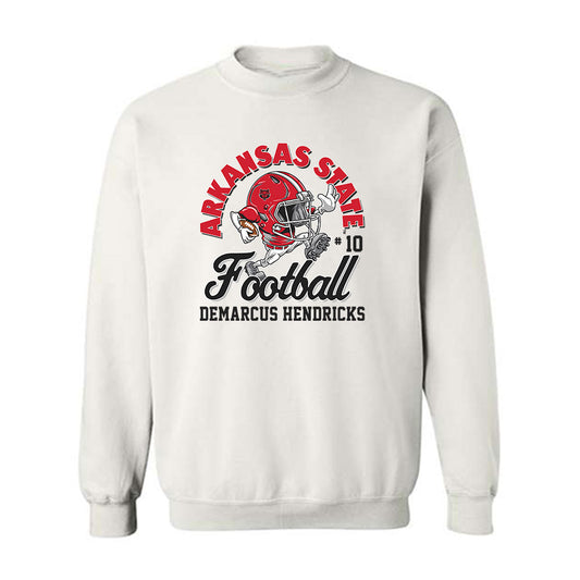 Arkansas State - NCAA Football : DeMarcus Hendricks - Crewneck Sweatshirt-0