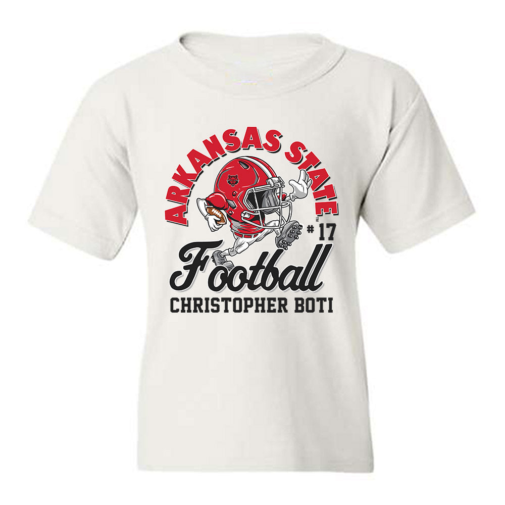 Arkansas State - NCAA Football : Christopher Boti - Youth T-Shirt-0
