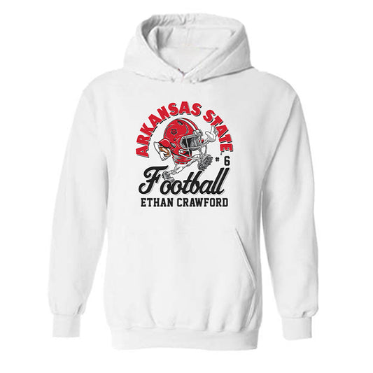 Arkansas State - NCAA Football : Ethan Crawford - Hooded Sweatshirt-0