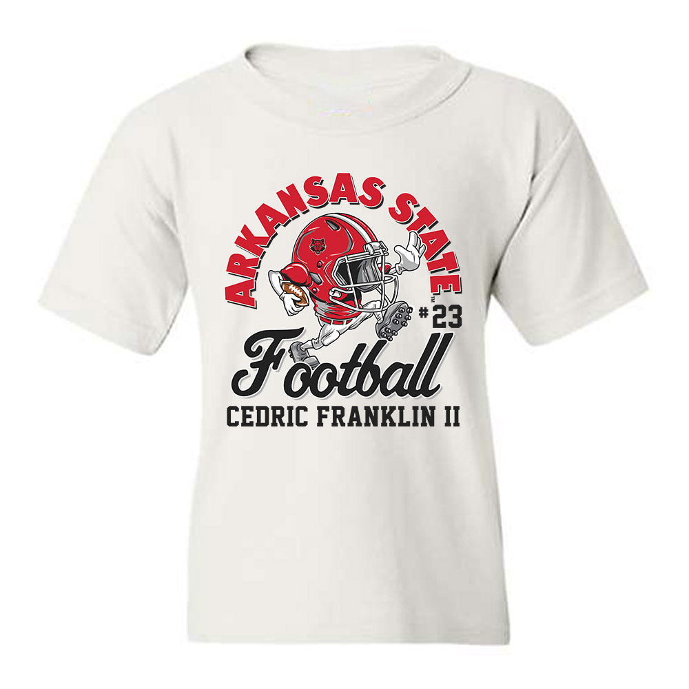 Arkansas State - NCAA Football : Cedric Franklin II - Youth T-Shirt-0
