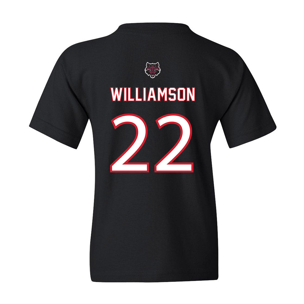 Arkansas State - NCAA Women's Soccer : Aliyah Williamson - Youth T-Shirt