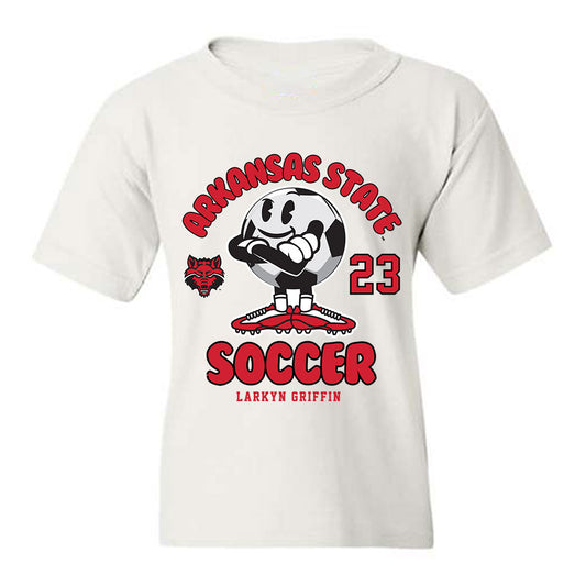 Arkansas State - NCAA Women's Soccer : Larkyn Griffin - Youth T-Shirt-0