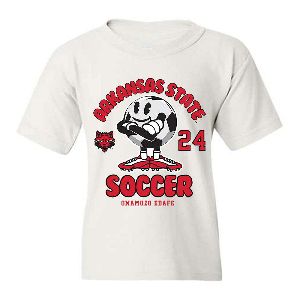 Arkansas State - NCAA Women's Soccer : Omamuzo Edafe - Youth T-Shirt-0