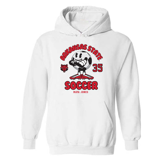 Arkansas State - NCAA Women's Soccer : Maya Jones - Hooded Sweatshirt-0