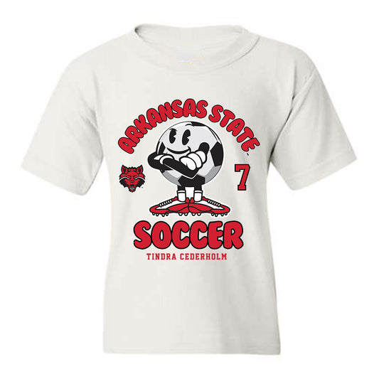 Arkansas State - NCAA Women's Soccer : Tindra Cederholm - Youth T-Shirt
