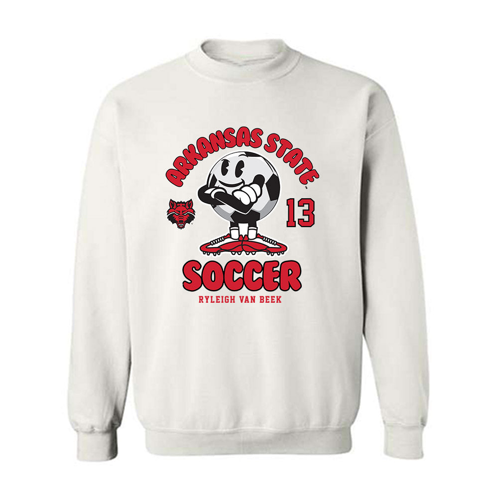 Arkansas State - NCAA Women's Soccer : Ryleigh Van Beek - Crewneck Sweatshirt-0
