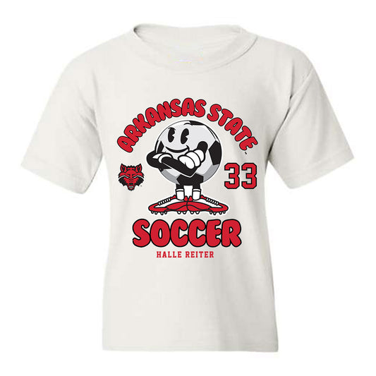 Arkansas State - NCAA Women's Soccer : Halle Reiter - Youth T-Shirt