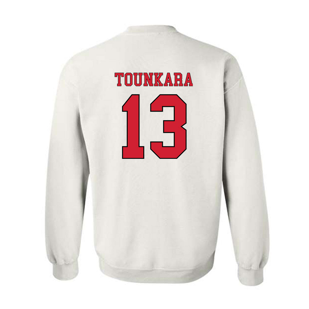 Arkansas State - NCAA Men's Basketball : Aly Tounkara - Crewneck Sweatshirt-1