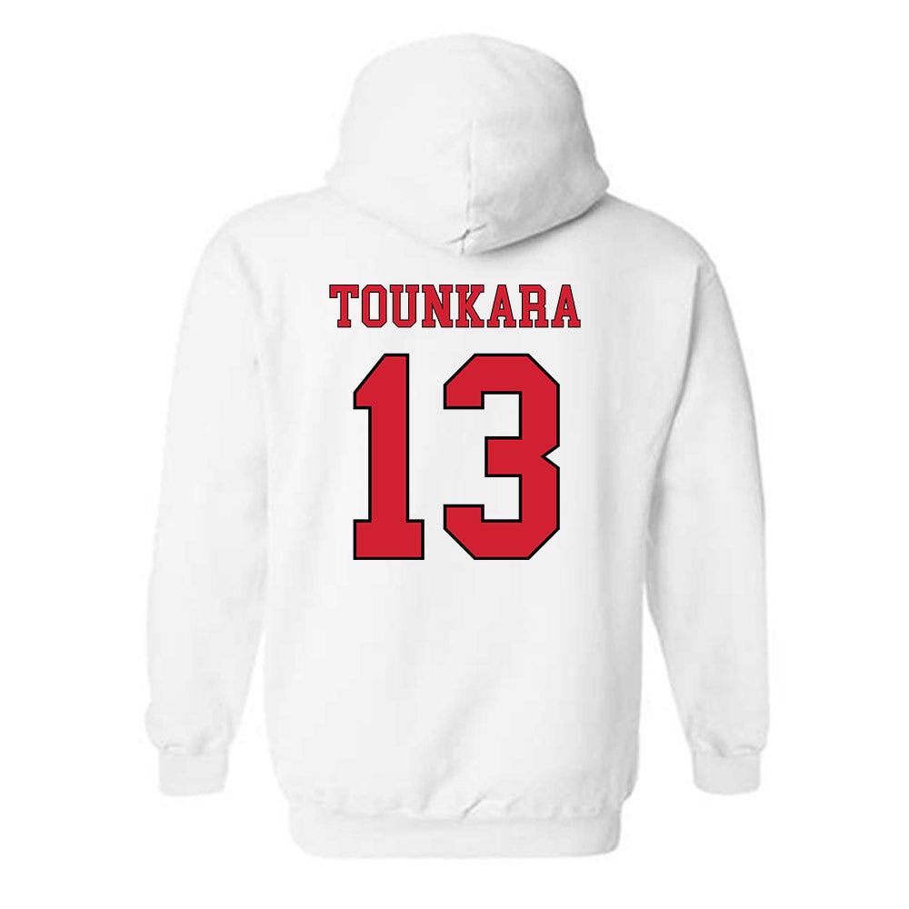 Arkansas State - NCAA Men's Basketball : Aly Tounkara - Hooded Sweatshirt-1