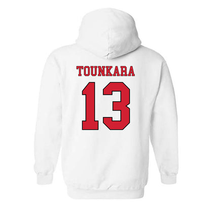 Arkansas State - NCAA Men's Basketball : Aly Tounkara - Hooded Sweatshirt-1