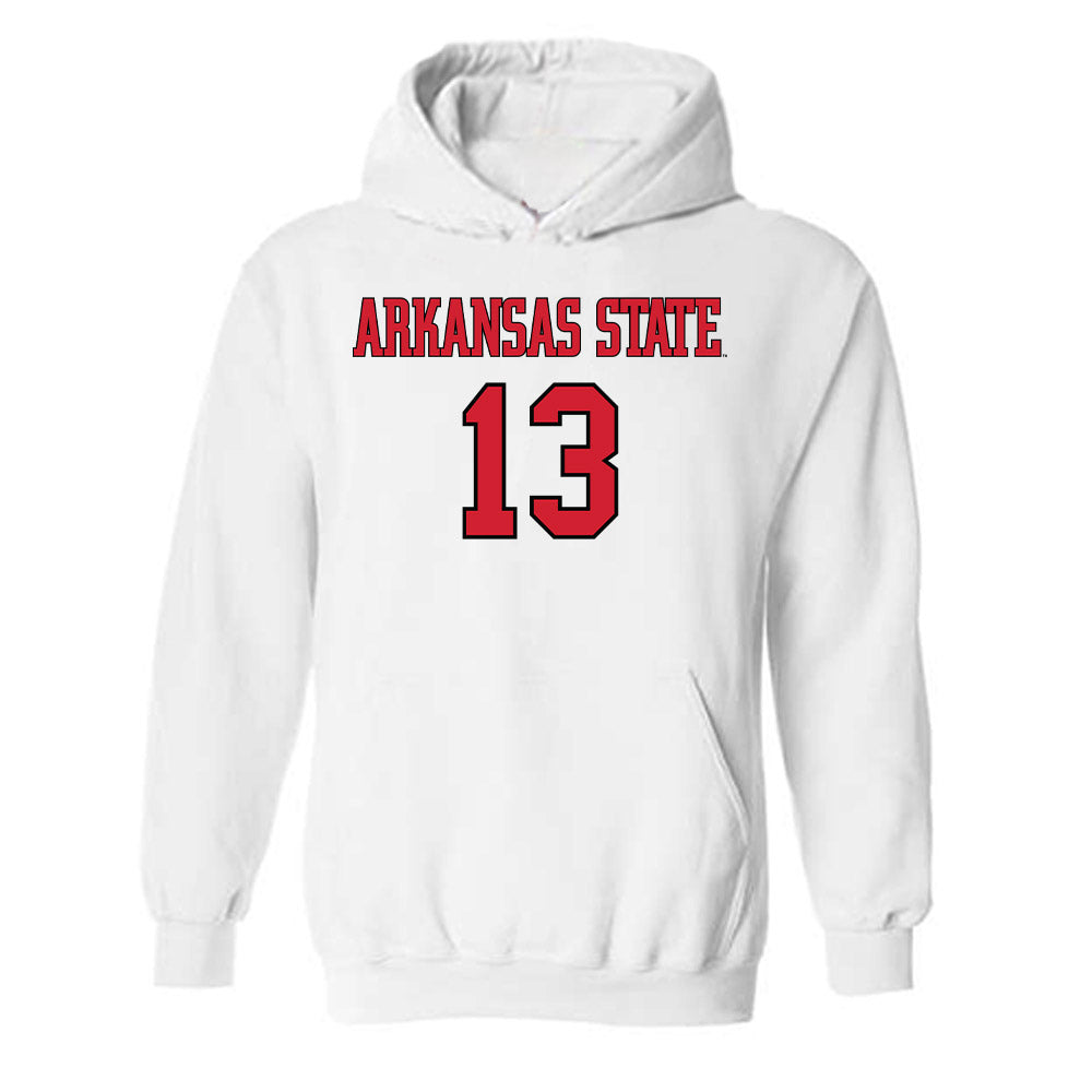 Arkansas State - NCAA Men's Basketball : Aly Tounkara - Hooded Sweatshirt-0