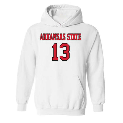 Arkansas State - NCAA Men's Basketball : Aly Tounkara - Hooded Sweatshirt-0