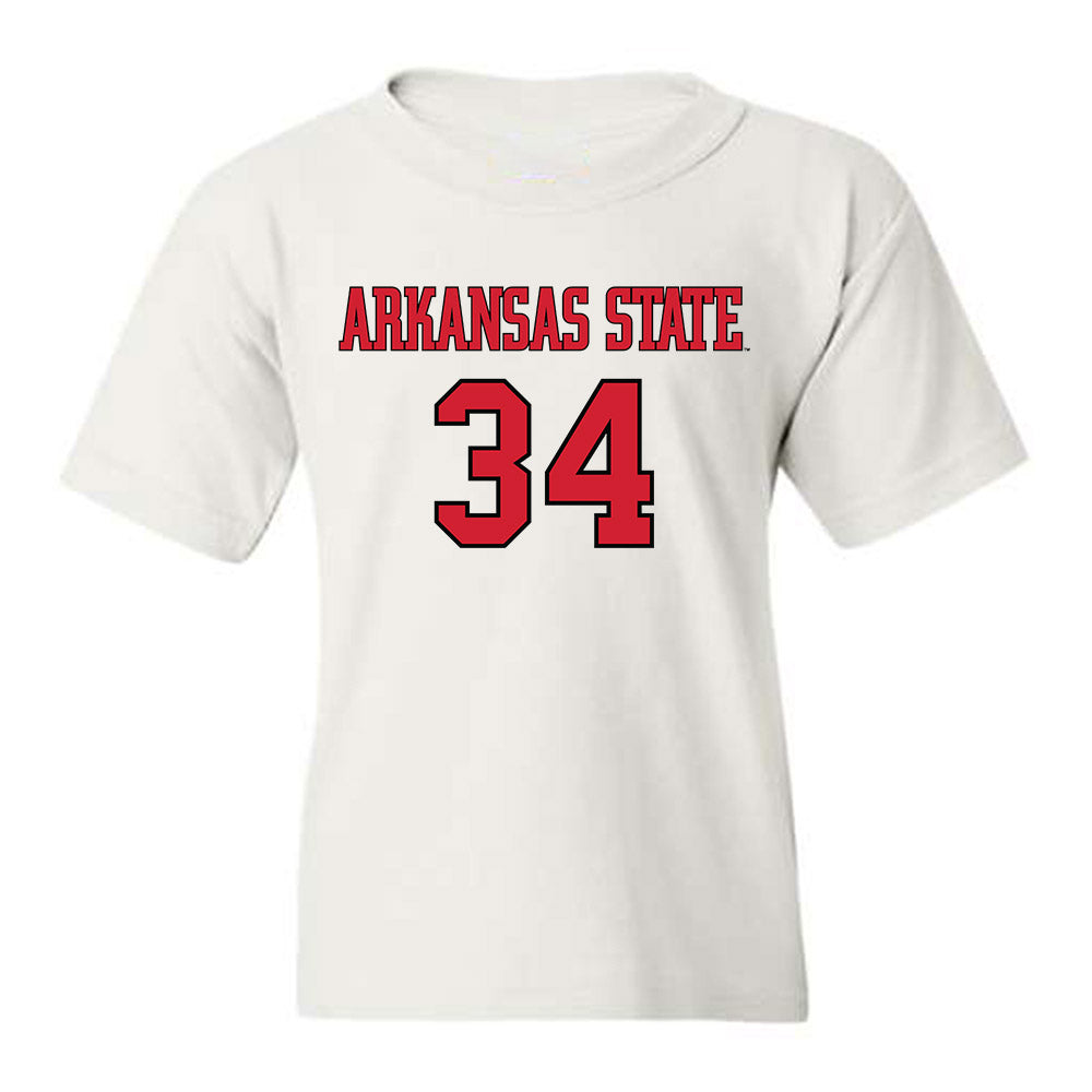 Arkansas State - NCAA Women's Basketball : Cheyenne Forney - Youth T-Shirt