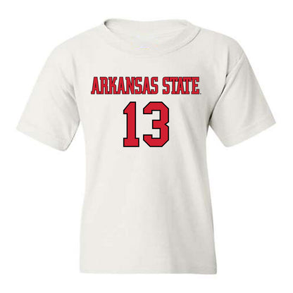 Arkansas State - NCAA Men's Basketball : Aly Tounkara - Youth T-Shirt-0