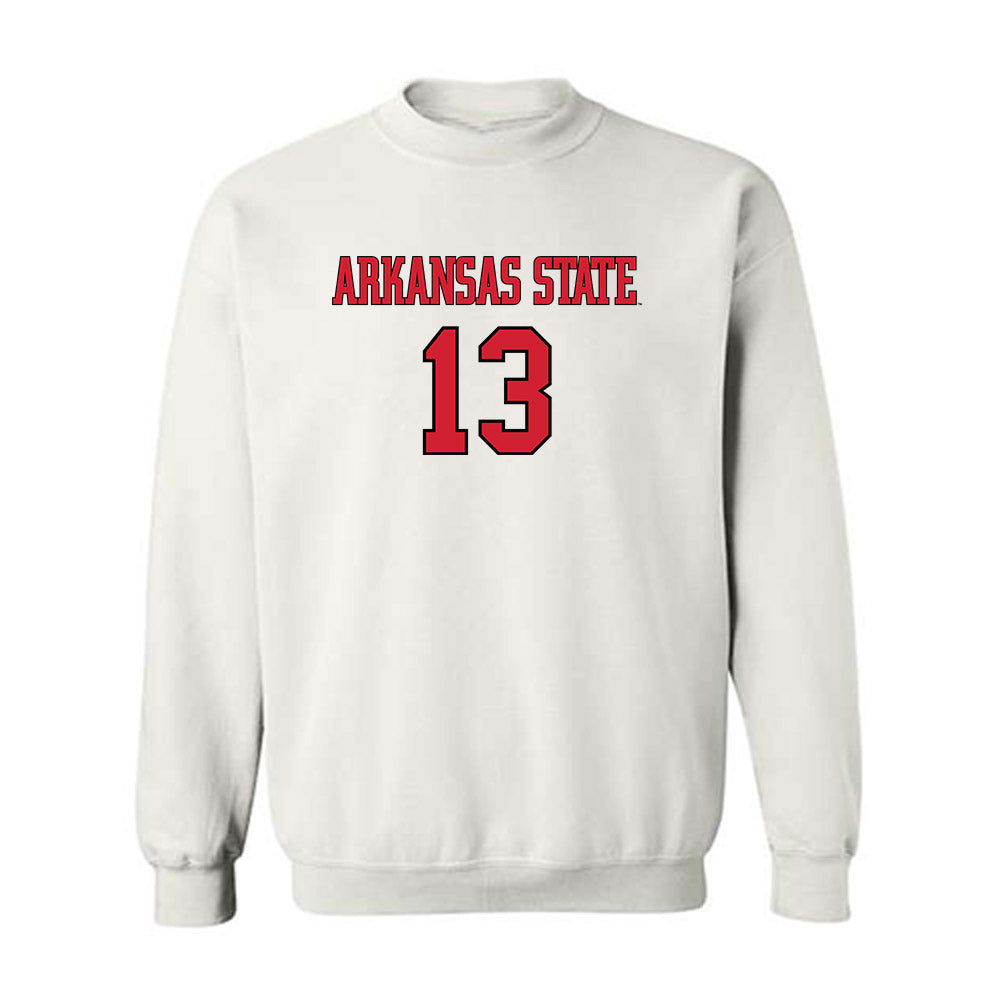 Arkansas State - NCAA Men's Basketball : Aly Tounkara - Crewneck Sweatshirt-0