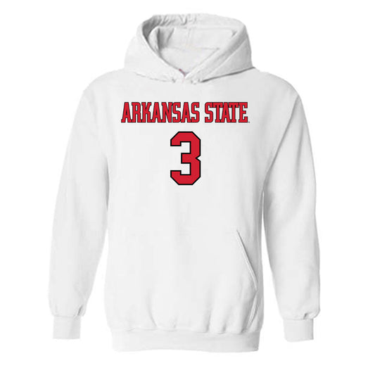 Arkansas State - NCAA Men's Basketball : Derrian Ford - Hooded Sweatshirt