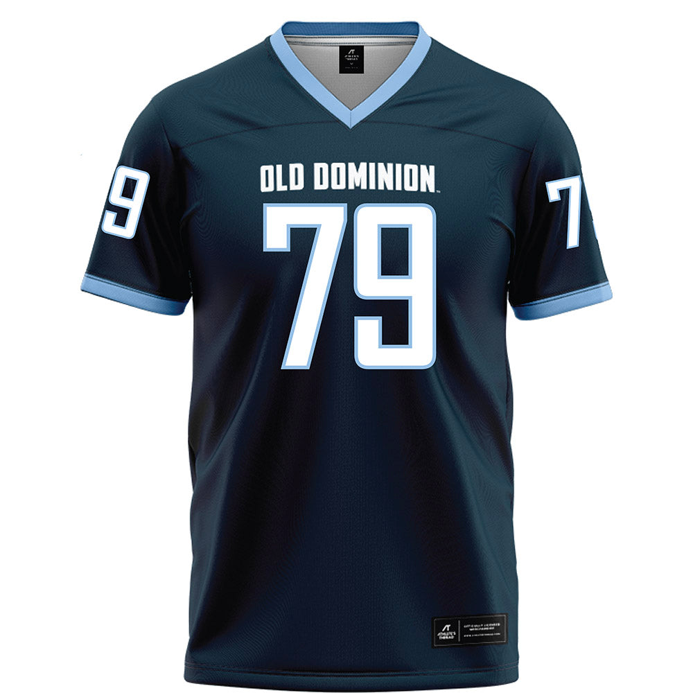 Old Dominion - NCAA Football : Theo Bachelder - Navy Football Jersey-0