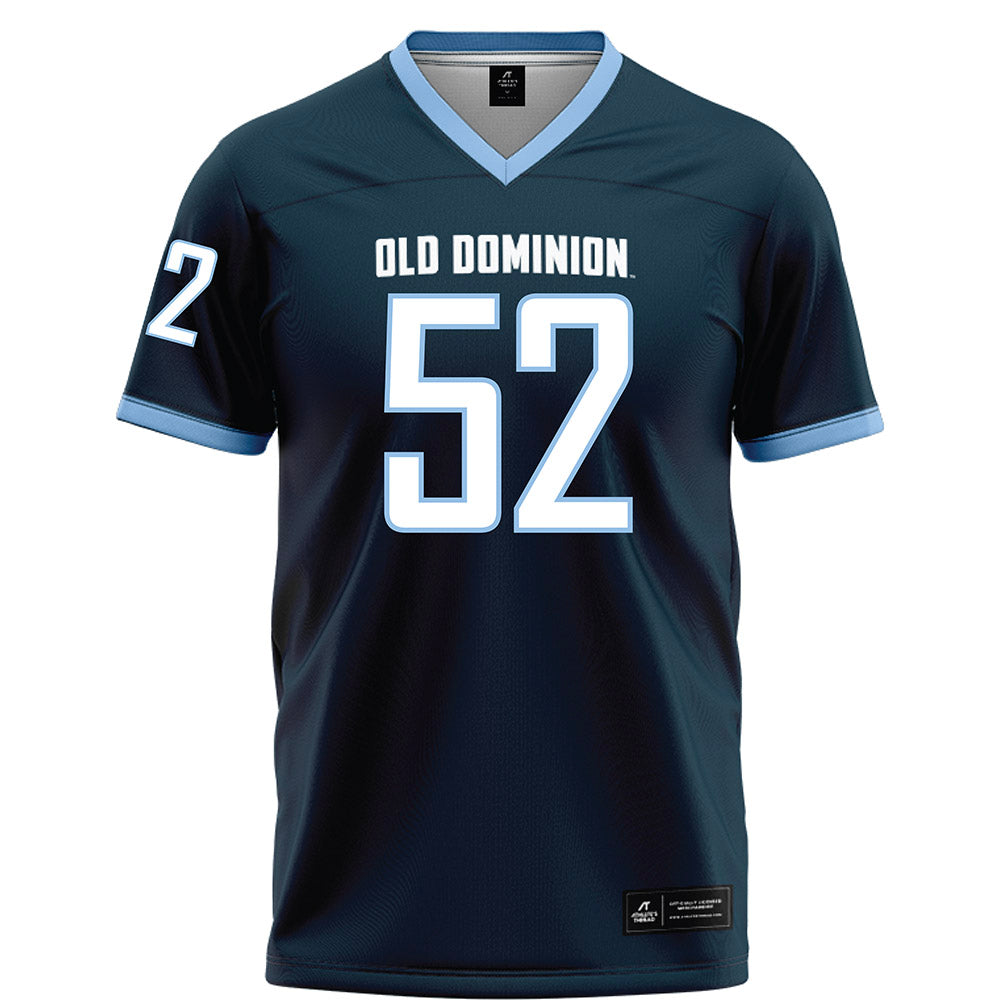 Old Dominion - NCAA Football : Jonathan Bacigalupi - Navy Football Jersey