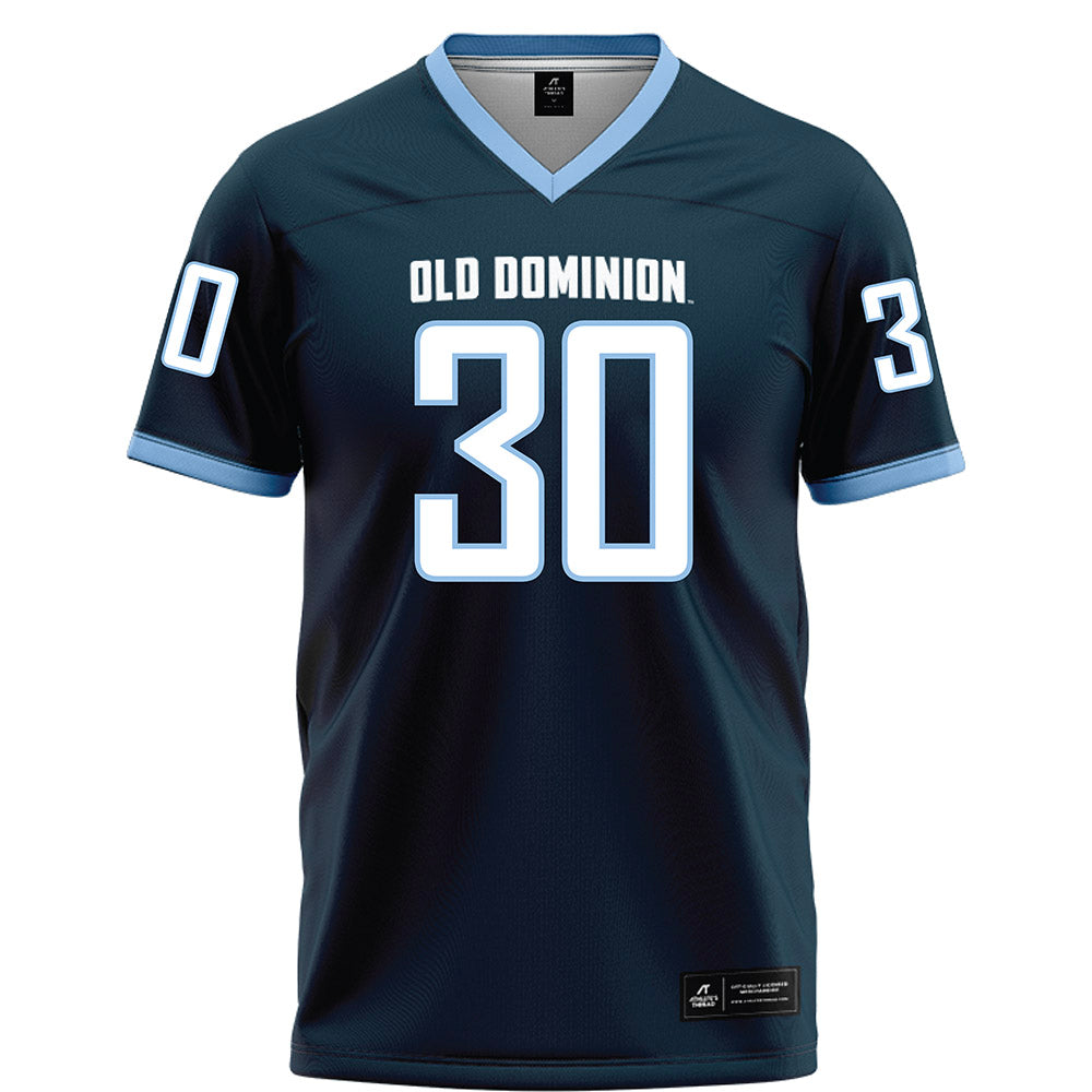 Old Dominion - NCAA Football : Brendan Durkin - Navy Football Jersey-0