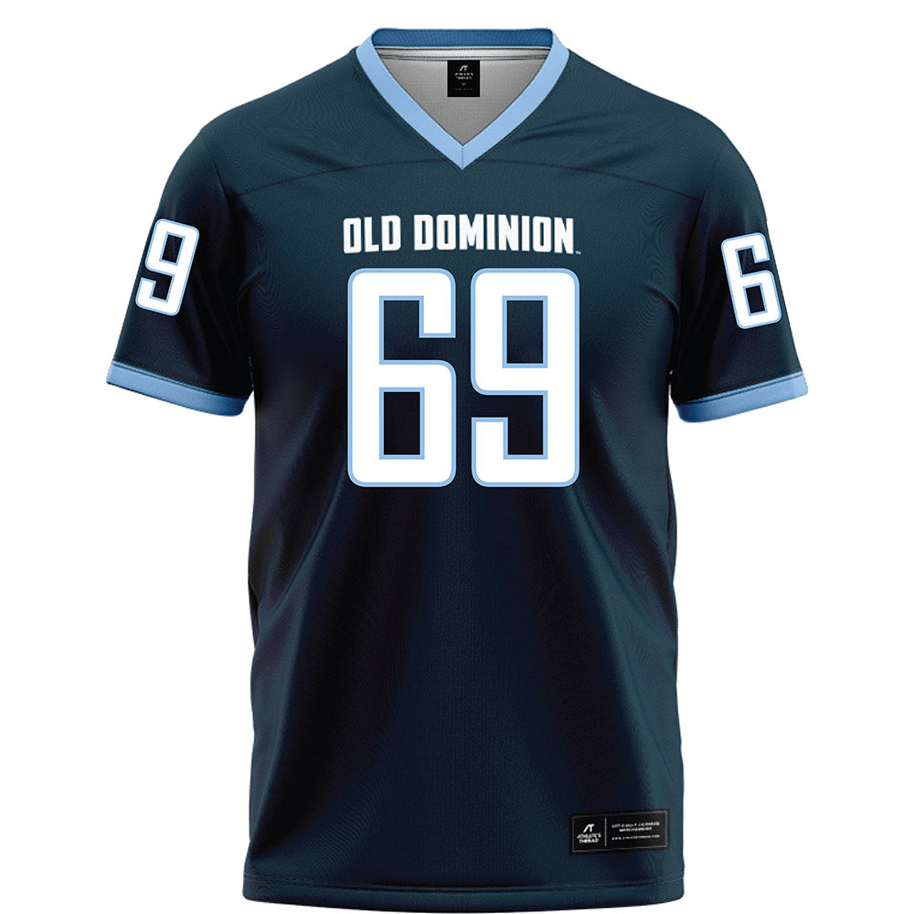 Old Dominion - NCAA Football : Logan Cox - Navy Football Jersey-0