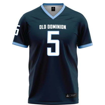 Old Dominion - NCAA Football : Jahron Manning - Navy Football Jersey