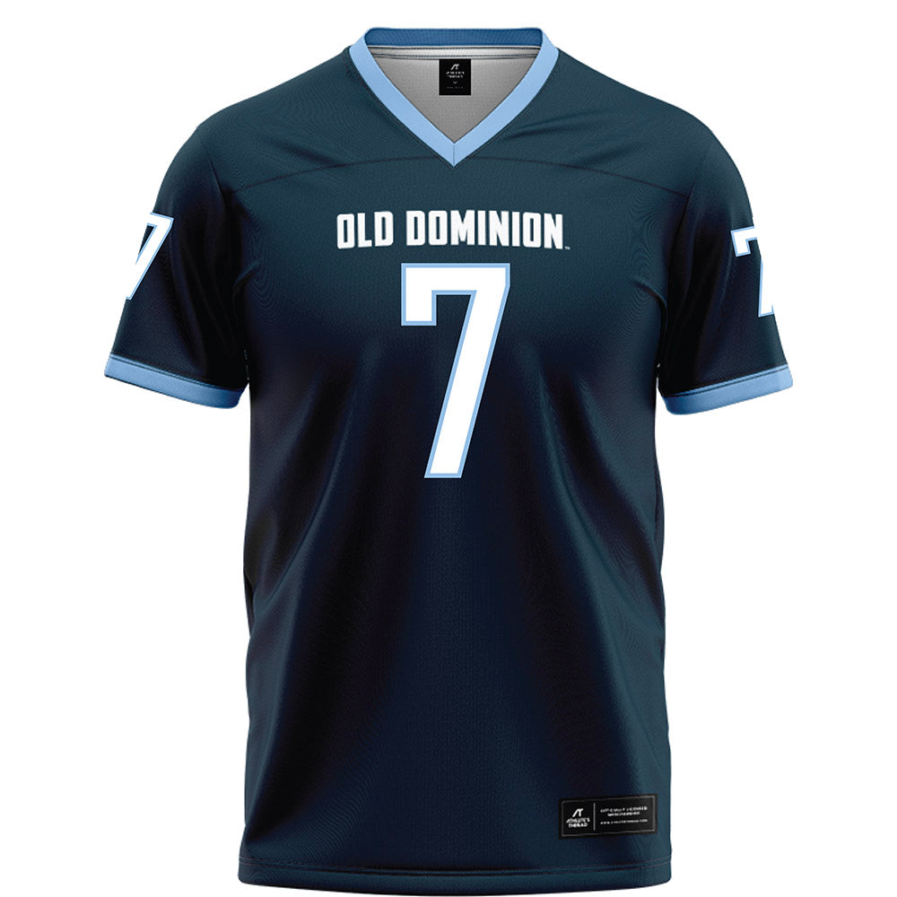 Old Dominion - NCAA Football : Na'eem Abdul-Rahim Gladding - Navy Football Jersey-0