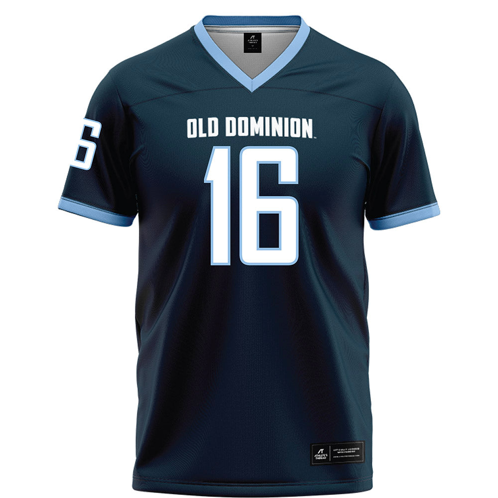 Old Dominion - NCAA Football : Khian'Dre Harris - Navy Football Jersey