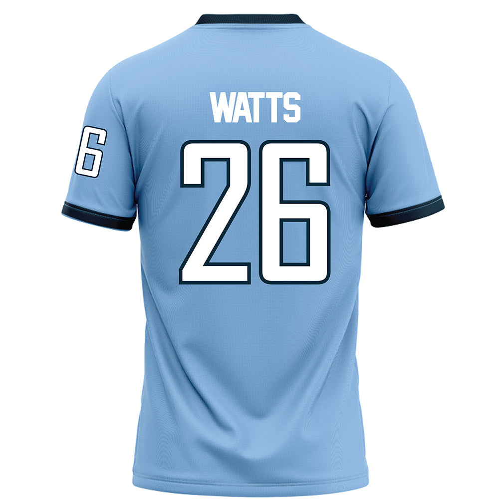 Old Dominion - NCAA Football : Justin Watts - Light blue Football Jersey-1