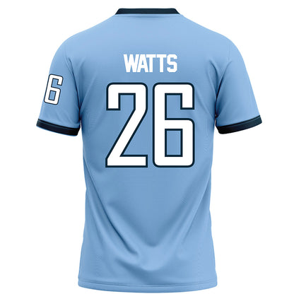 Old Dominion - NCAA Football : Justin Watts - Light blue Football Jersey-1