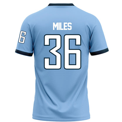 Old Dominion - NCAA Football : Quedrion Miles - Light blue Football Jersey