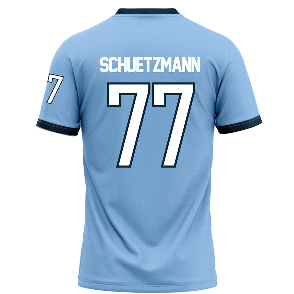 Old Dominion - NCAA Football : Josh Schuetzmann - Light blue Football Jersey-1
