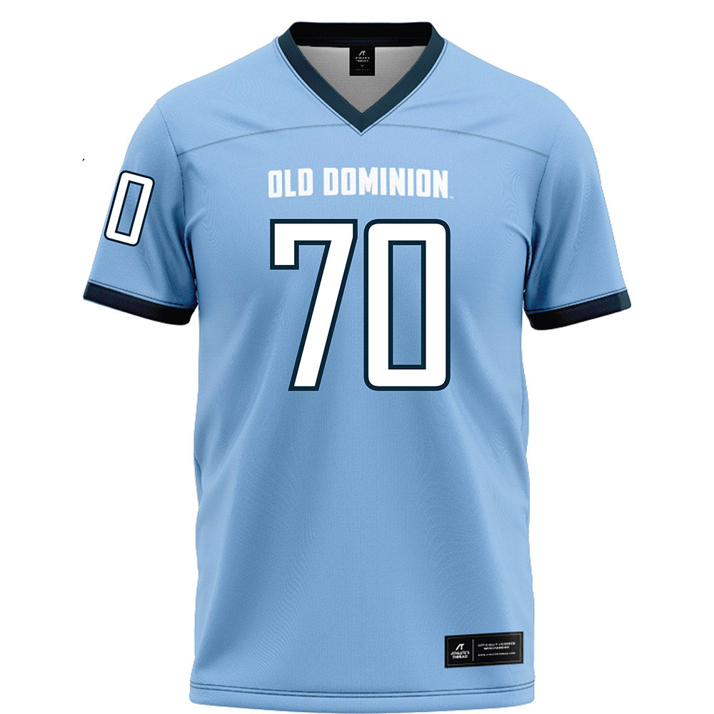 Old Dominion - NCAA Football : Andy Silverthorn - Light blue Football Jersey-0