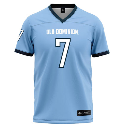 Old Dominion - NCAA Football : Na'eem Abdul-Rahim Gladding - Light blue Football Jersey-0