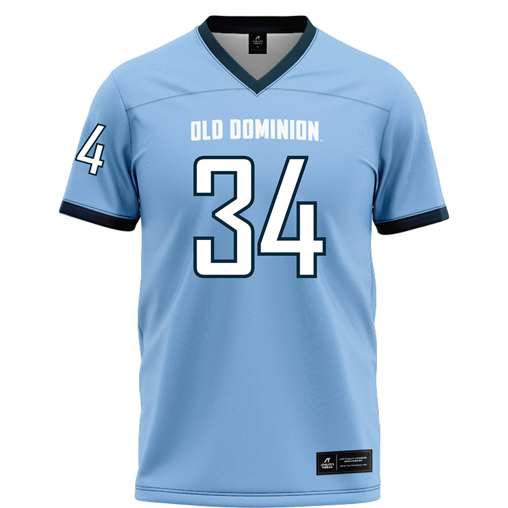 Old Dominion - NCAA Football : Jahleel Culbreath - Light blue Football Jersey