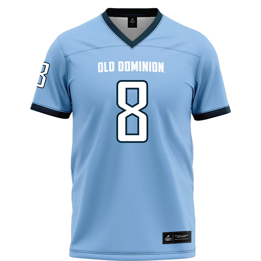 Old Dominion - NCAA Football : Denzel Lowry - Light blue Football Jersey